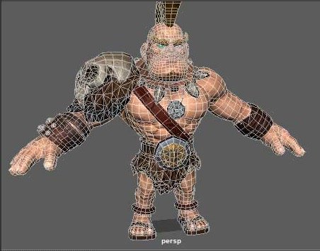 All character objects selected for the body pre setup
