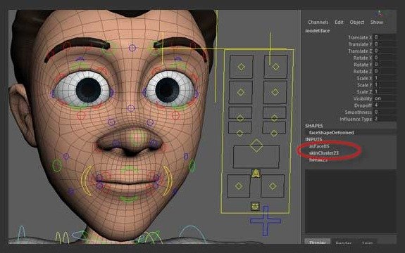 Keep on-face joints and controllers when converting a face setup to BlendShapes.