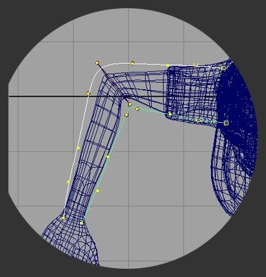 Use curve-based deformations to create CorrectiveShape targets with volume preservation and good bending.