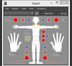 Selector interface hand buttons for SkinLoop controls