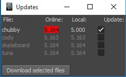 Updates dialog for online demo files