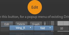 Driving System edit popup menu