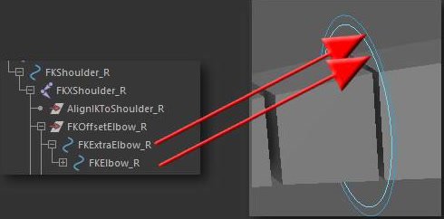Extra controller shown in outliner and viewport
