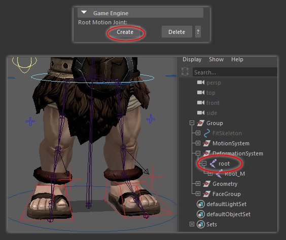 Game Engine Root Motion source graphic