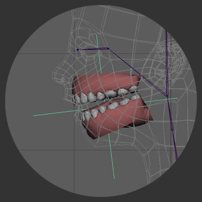 Geometry Face Retopo Teeth Create source graphic