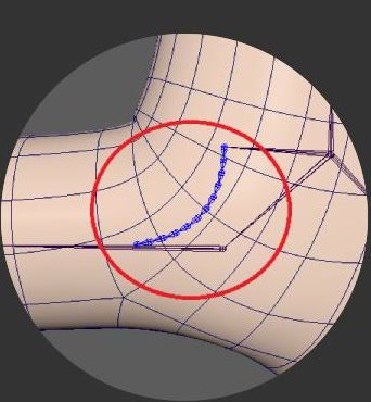 Multiple partial joints creating a gradual limb bend