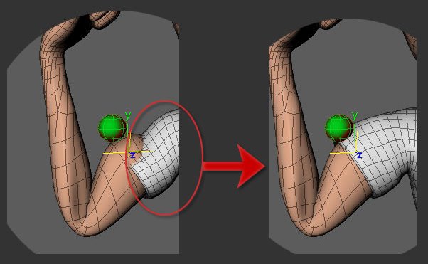 Soft Mod Control Add Influenced Object source graphic
