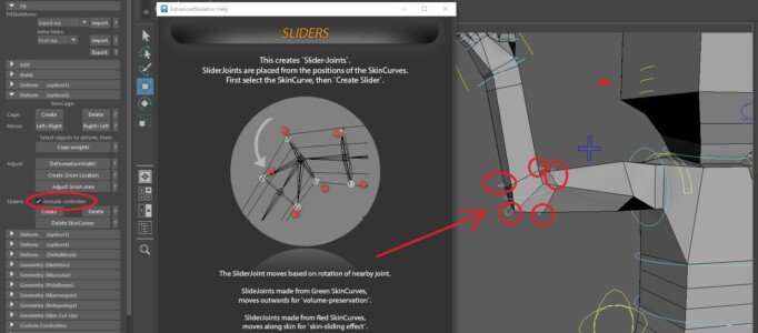 Sliders with Controllers added