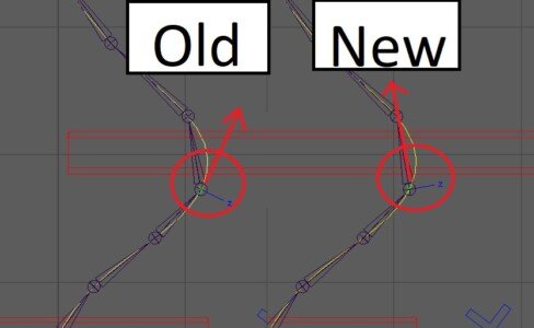 IKSpine Joint rotations improved: Old: Joints perpendicular to SplineIkCurve New Joints aimed at child-joints