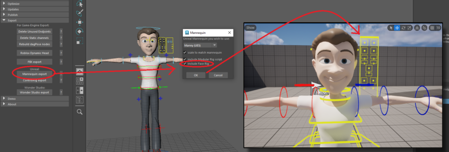 ModularControlRig now includes FaceRig