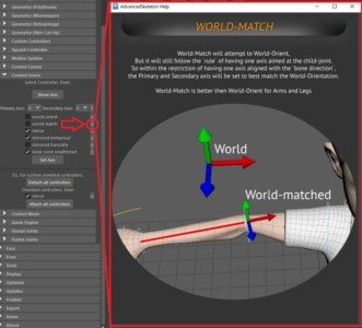 World-match & World-orient added to ControlOrient