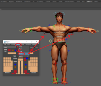 GoTo T-pose improved for Arm PoleVector