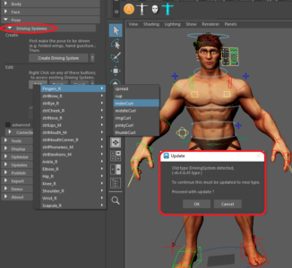 drivingSystem animCurveT* changed to animCurveU*