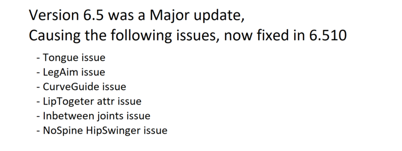 fixes from v 6.5